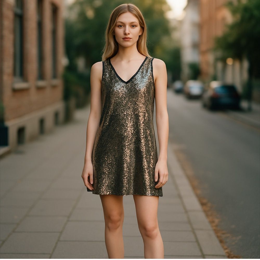 Forever 21 Sequin Mini Dress sz Medium NWT